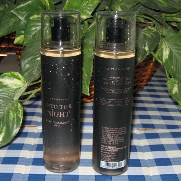 BBW Into The Night Fine Fragrance Mist Lot of 2 NEW - Picture 2 of 2